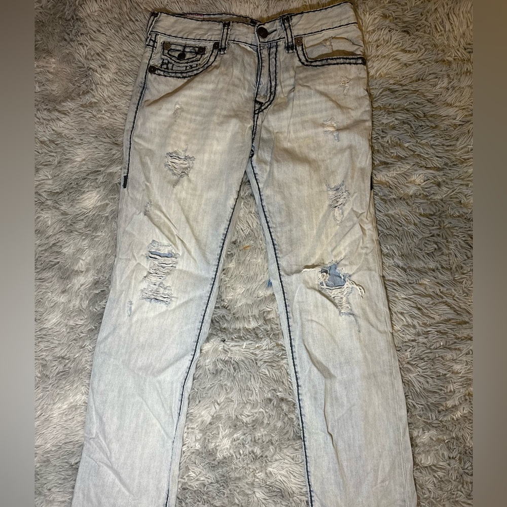 True Religion “Ricky” Relaxed Straight Fit Jeans - Picture 2 of 8